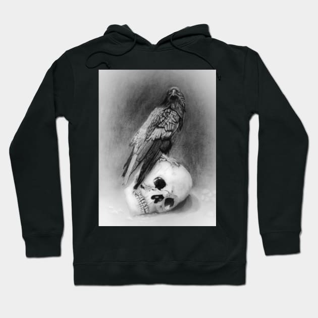 Raven Hoodie by teenamarie23art